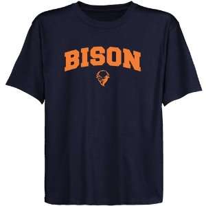  Bucknell Bison Youth Navy Blue Logo Arch T shirt Sports 