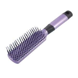   Rosallini Rectangle Header Hair Care Plastic Comb Brush Purple Beauty