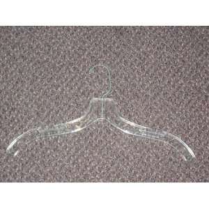  Clear 17 inch hangers Set of 10