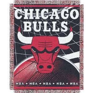  Chicago Bulls NBA Triple Woven Jacquard Throw (019 Series 