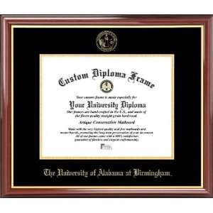 University of Alabama at Birmingham Blazers   Embossed Seal   Mahogany 