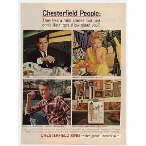    1965 Chesterfield Cigarette People Print Ad (7020)