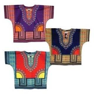 Traditional Print Unisex Dashiki Top   Many Colors Available ~ Sizes 