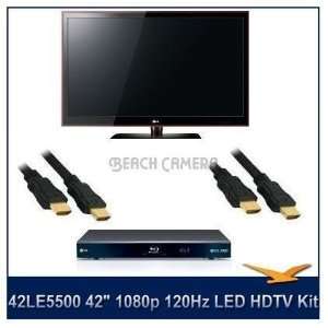  LG 42LE5500 42 Full HD 1080P Broadband 120Hz LED LCD TV 