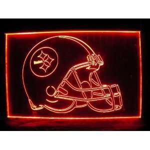  NFL  Pittsburgh Steelers Helmet Neon Light Sign