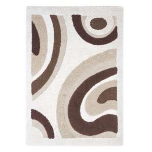  Famous Brand R073002 structure ivory brown (5x8) Area 