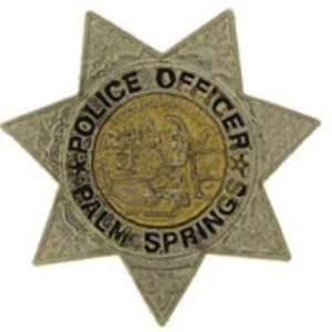  Palm Springs Police Officer Badge Pin 1 Arts, Crafts 