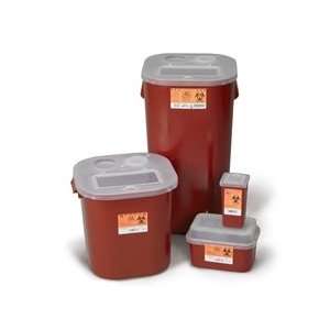 Sharps Disposal Containers Stackable   1 quart   3.5 x 7 x3.5   Case 