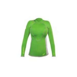   Womens Long Sleeve Top Wetsuit in Green Size 8  Sports