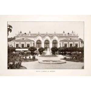  1914 Print Public Library Shumen Bulgaria Architecture 