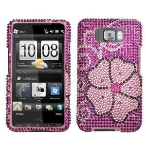  Blooming Flower Diamante Crystal Jewel Phone Case for HTC 