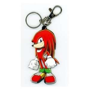  Sega Sonic X the Hedgehog  Knuckles 3.5 Pvc Key Chain 
