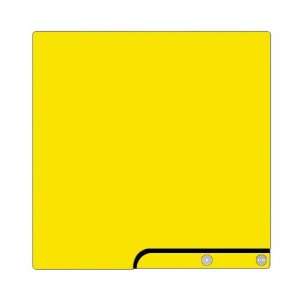 Sony PS3 Slim Skin Decal Sticker   Simply Yellow