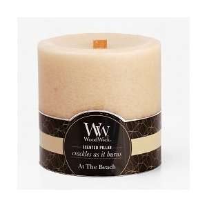 At The Beach WoodWick Pillar Candle 