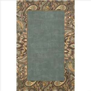  Emerald Blue and Green Wool Rug Size Runner 2 6 x 8 