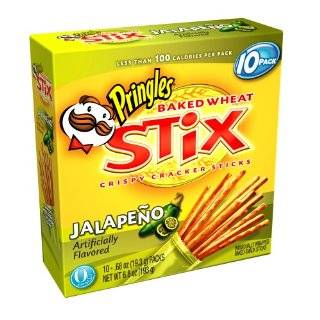 Pringles Stix, Cheese, 10 Count, 0.68 Ounce Packages (Pack of 5 