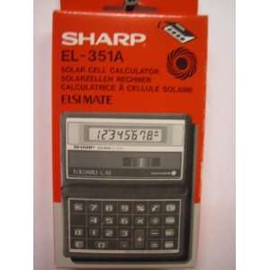  Sharp EL351 Solar Pocket Calculator Electronics