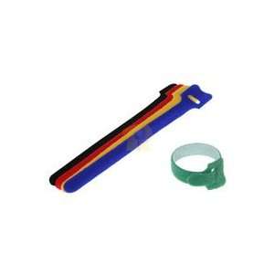 Velcro Cable Tie 0.48 x 6 inch (12 x 150mm), 6pcs/pack   Black, Blue 