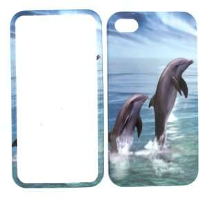  Premium   Apple iPhone 4 / 4s Dolphin Cover Case   Perfect 