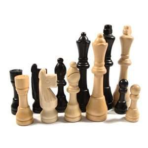   Chess Pieces with 6 King   Wooden with felted bottoms Toys & Games