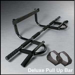 NEW XTREME EXTREME PULL UP CHIN UP PUSH UP GYM BAR FOR P90X w/ FREE AB 
