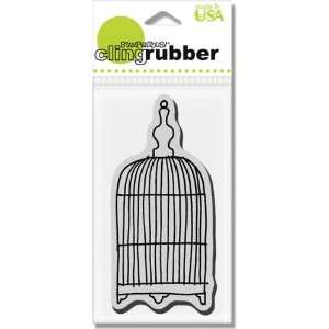  Cling Open Cage   Cling Rubber Stamp Arts, Crafts 