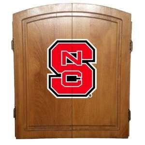  North Carolina NC State Wolfpack Dart W/Bristle Board Cabinet 