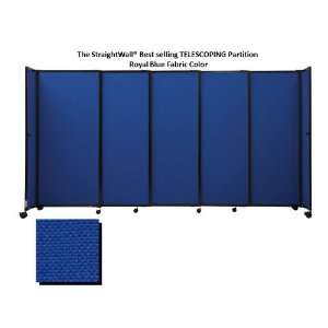  The StraightWall® TELESCOPING Portable Partition, Royal 