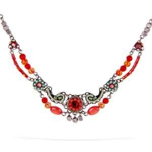 Ayala Bar Necklace   The Classic Collection   in Citrus Orange, Fire 