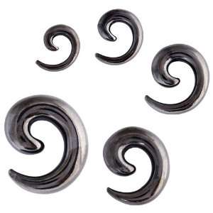  Hematite Spirals   2g   Sold as Pairs Jewelry