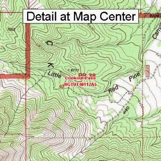   Map   Lookout Pass, Utah (Folded/Waterproof)