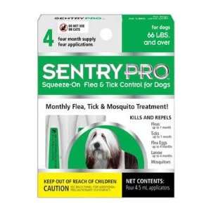  Pro Flea and Tick Squeeze On for Dogs Pet Weight 33 to 65 