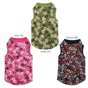   Bone Heads Tanks for Dogs Size XX Small, Color Green