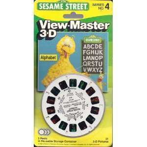  Sesame Street Alphabet 3D View Master 3 Reel Set Toys 