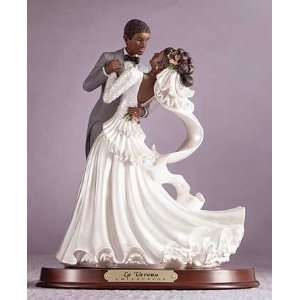  Afro american Bride & Groom Figurine