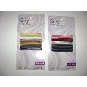 GOODY HAIR ELASTICS PONYTAILERS OUCHLESS NO METAL (21 PACK)