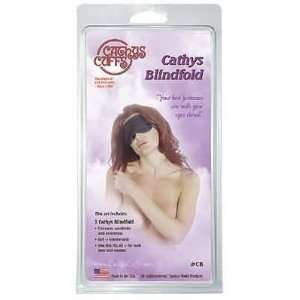 Bundle Cathys Blindfold Black and 2 pack of Pink Silicone Lubricant 3 