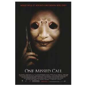  One Missed Call Original Movie Poster, 27 x 40 (2008 