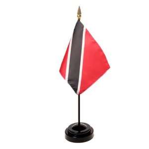  Trinidad and Tobago Flag 4X6 Inch Mounted E Gloss With 