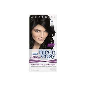 Clairol Nice N Easy Non Permanent Hair Color Black 83 (Quantity of 4)