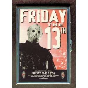  FRIDAY THE 13TH 1980 FILM POSTER ID CIGARETTE CASE 