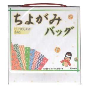 Japanese Origami Chiyogami Kit Paper with 50 Folding Instruction 