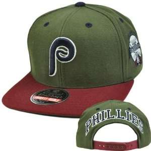   Earthtone Snapback Cap Hat Philadelphia Phillies