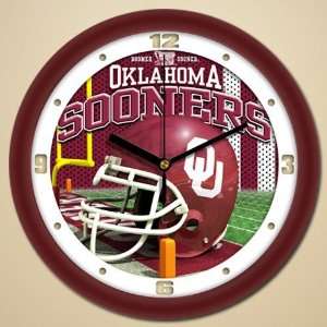  NCAA Oklahoma Sooners Helmet Wall Clock