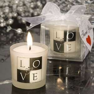  Love Design Favor Saver Candles