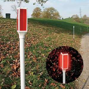  Yards and Beyond Red Solar Driveway Marker DM R 16   16 