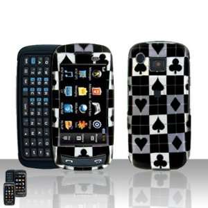  Black Playing Card Rubberized Snap on Hard Skin Cover Case 