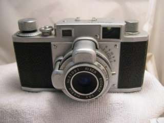 Vintage Ricoh 35 Film Camera W/ Leather Case & Flash Attachment #V704 