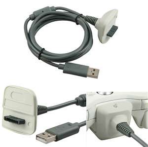 USB CHARGER CORD FOR XBOX 360 SLIM WIRELESS CONTROLLER  