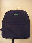 BLACK BENETTON BACKPACK CARRY ON BAG LOADS OF COMPARTMENTS